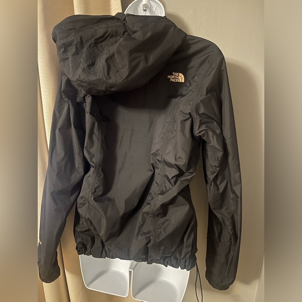 north face rain coat w/ hood